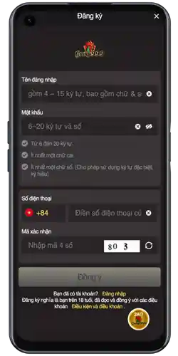 Đăng ký tại GAVIP999